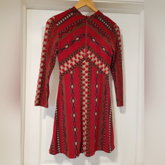 Free People Stella Mini Dress in Red, Size XS - Picture 4 of 5